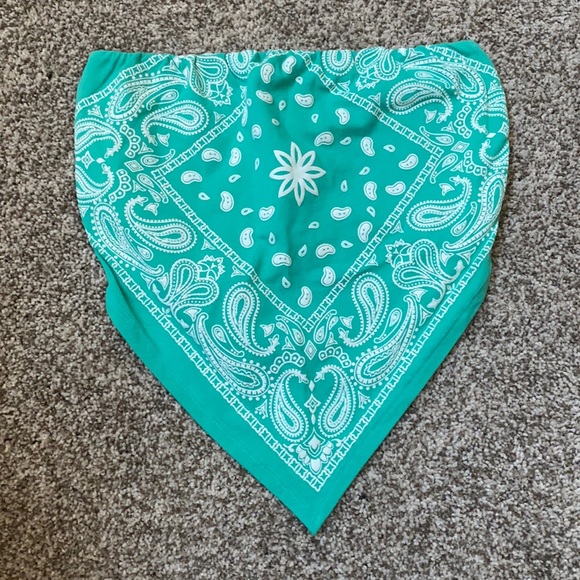 Design by Olivia Tops - Design by Olivia Bandana Tube, Crop Top